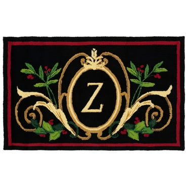 Safavieh MON242Z Monogram Black / Multi