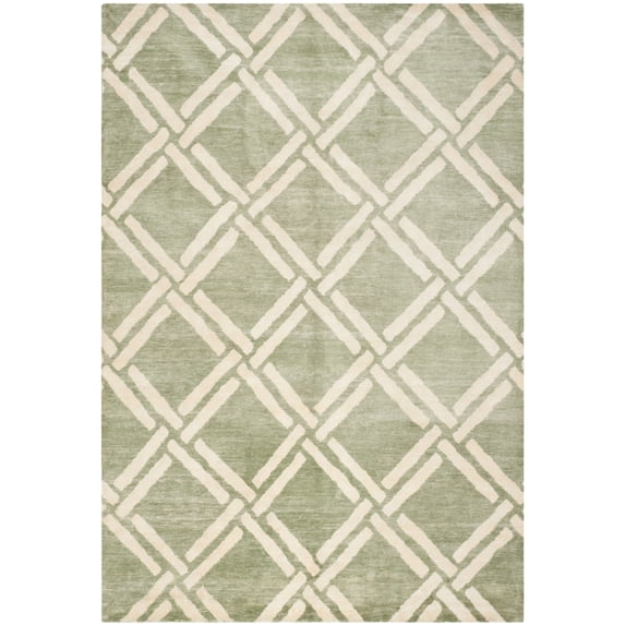 Safavieh MOR551C Moroccan Green / Ivory
