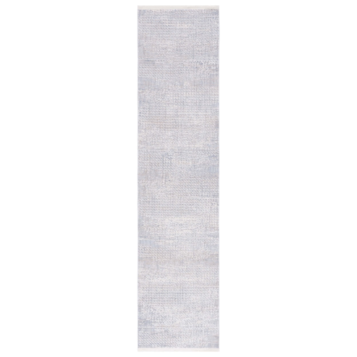 Marmara Blue and Ivory 2' x 8' Runner Rug
