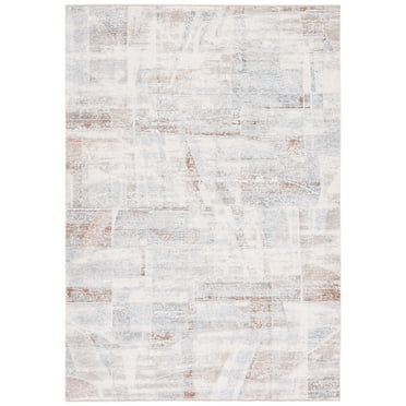 SAFAVIEH Marmara Keila Abstract Area Rug, Beige/Blue Rust, 8' x 10'1"