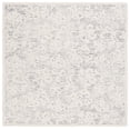 thumbnail image 1 of SAFAVIEH Martha Stewart Metro Floral Area Rug, Grey/Ivory, 6' x 6' Square, 1 of 11