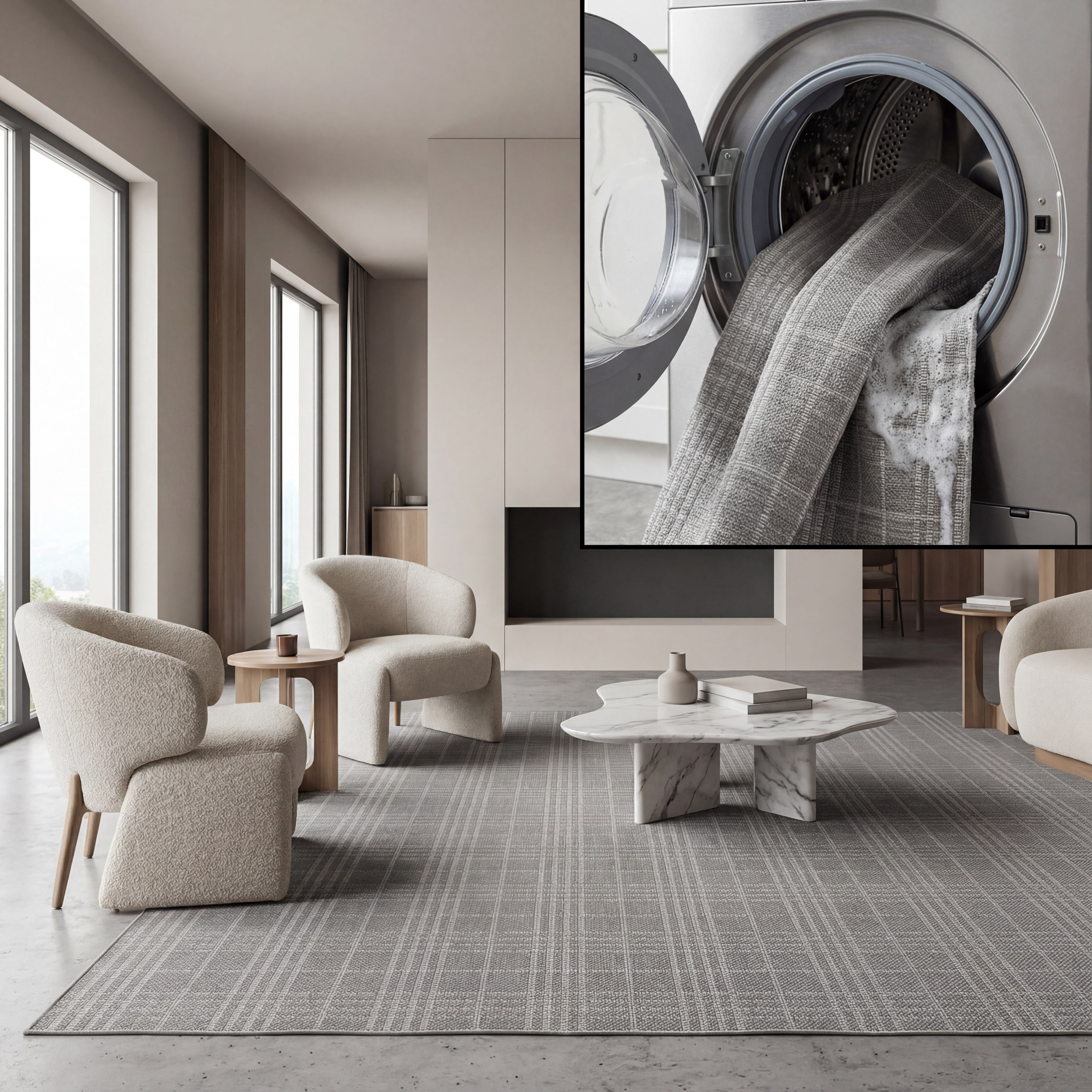 Safavieh Machine Washable Rug Indoor/Outdoor Bermuda Collection Kyleigh ...