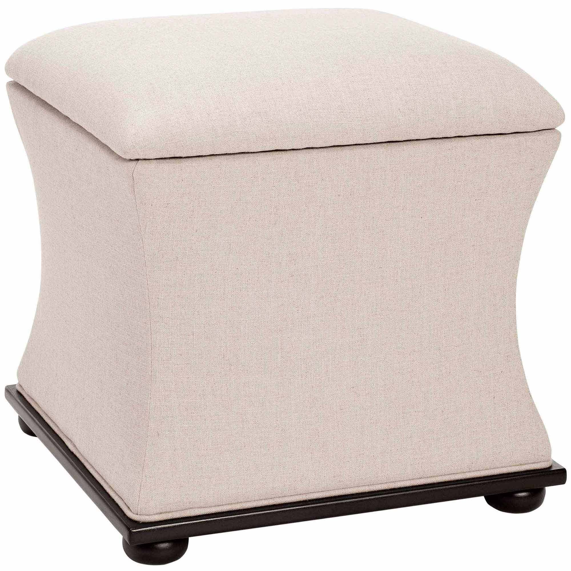 Safavieh Maddox Solid Upholstered Flip Top Storage Ottoman