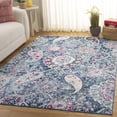 thumbnail image 1 of Safavieh Madison Hope Floral Area Rug, Blue/Gray, 3' x 3' Square, 1 of 13