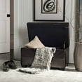 thumbnail image 1 of Safavieh Madison Small Rustic Solid Upholstered Storage Bench, 1 of 12