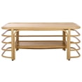 thumbnail image 1 of Safavieh Maestro Coastal Hibiscus Coffee Table, Natural, 1 of 12
