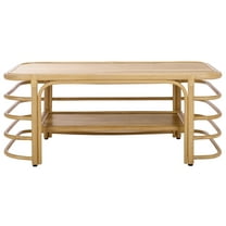 Safavieh Maestro Coastal Hibiscus Coffee Table, Natural