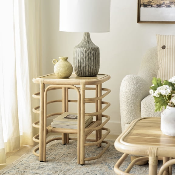 Safavieh Maestro Modern Wood End Table, Natural