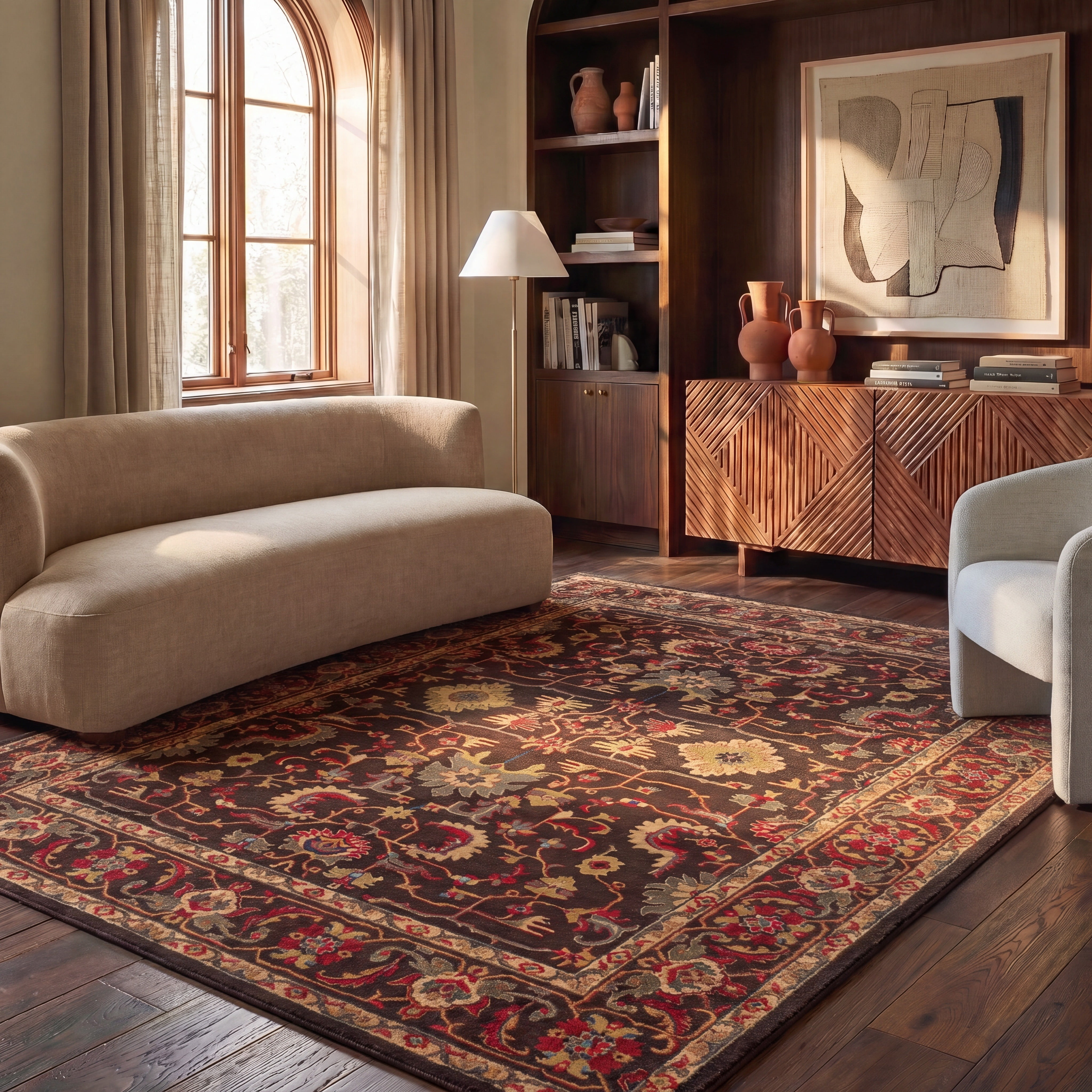 Safavieh Mahal Bentley Oriental Area Rug, Brown/Beige, 2' x 3'