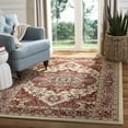 thumbnail image 1 of SAFAVIEH Mahal Oswin Oriental Area Rug, Cream/Red, 6'7" x 6'7" Square, 1 of 7