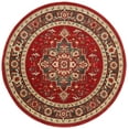 thumbnail image 1 of SAFAVIEH Mahal Oswin Oriental Area Rug, Red/Cream, 6'7" x 6'7" Round, 1 of 5