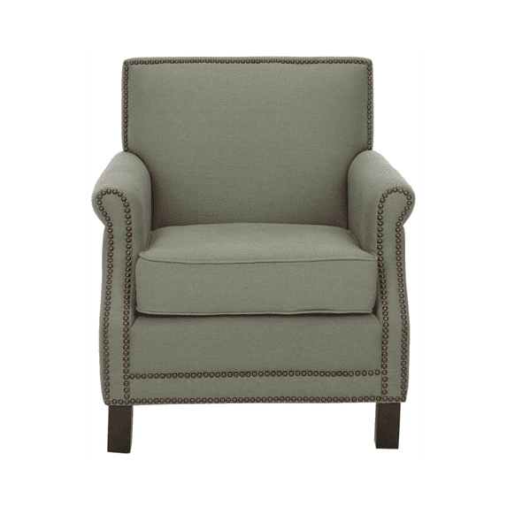 Safavieh Mercer Collection Linen Club Chair - Grey,