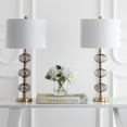 thumbnail image 1 of Safavieh Marcelo Glam 30 in. H Table Lamp, Smoking Grey, Set of 2, 1 of 4