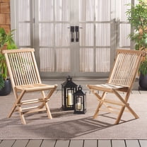 Safavieh Marcus Outdoor Teak Wood Folding Chair - Set of 2, Natural