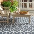 thumbnail image 1 of Safavieh Martha Stewart Beach House Jonette Geometric Indoor/Outdoor Area Rug, Blue/Creme, 6'7" x 8'7", 1 of 6