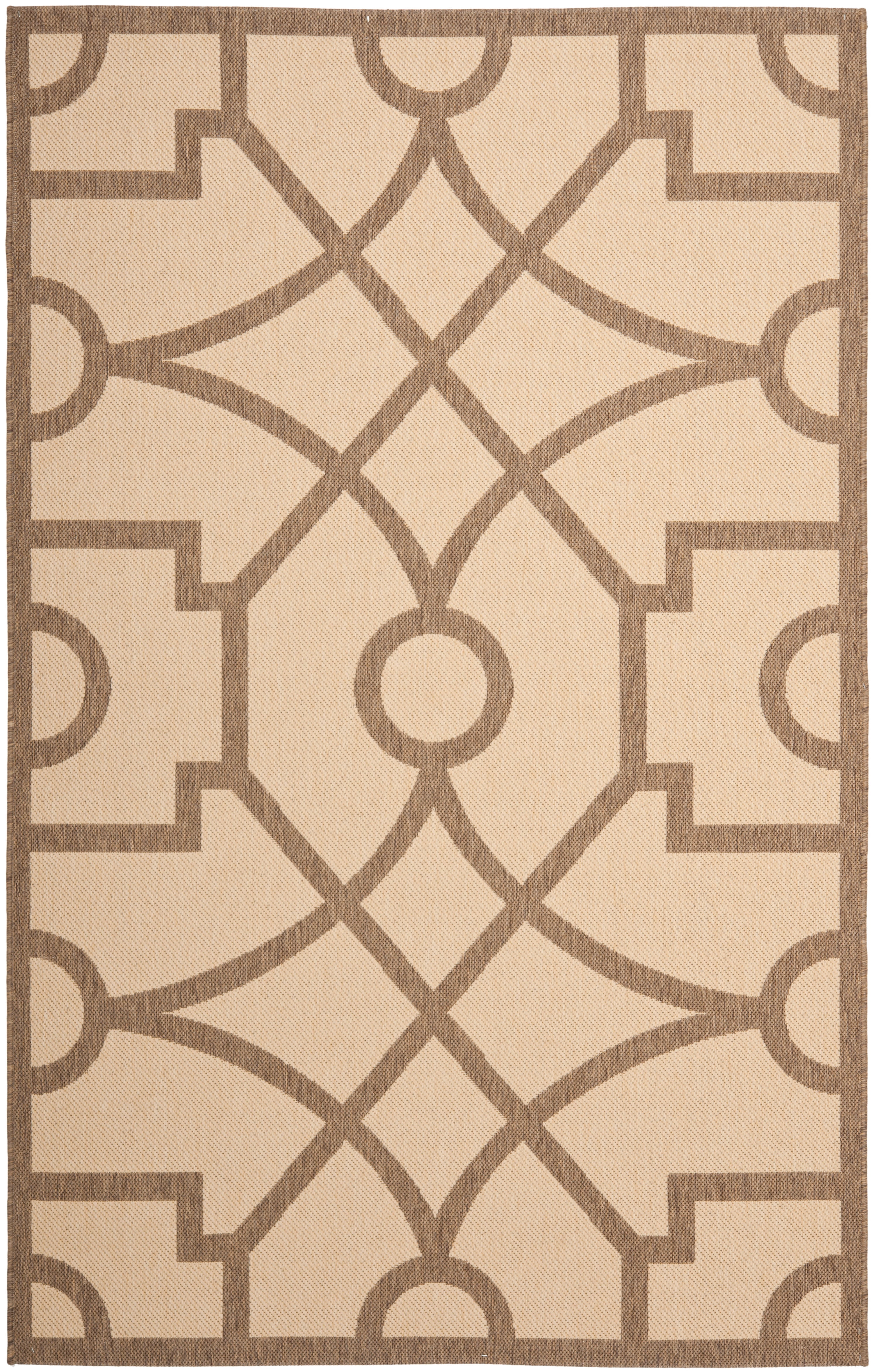 Dark Beige Rectangular Tufted Handmade Washable Rug