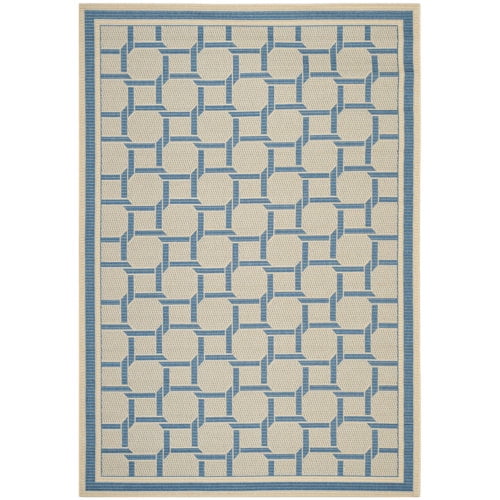 Martha Stewart Rugs Resort Cream / Blue Area Rug