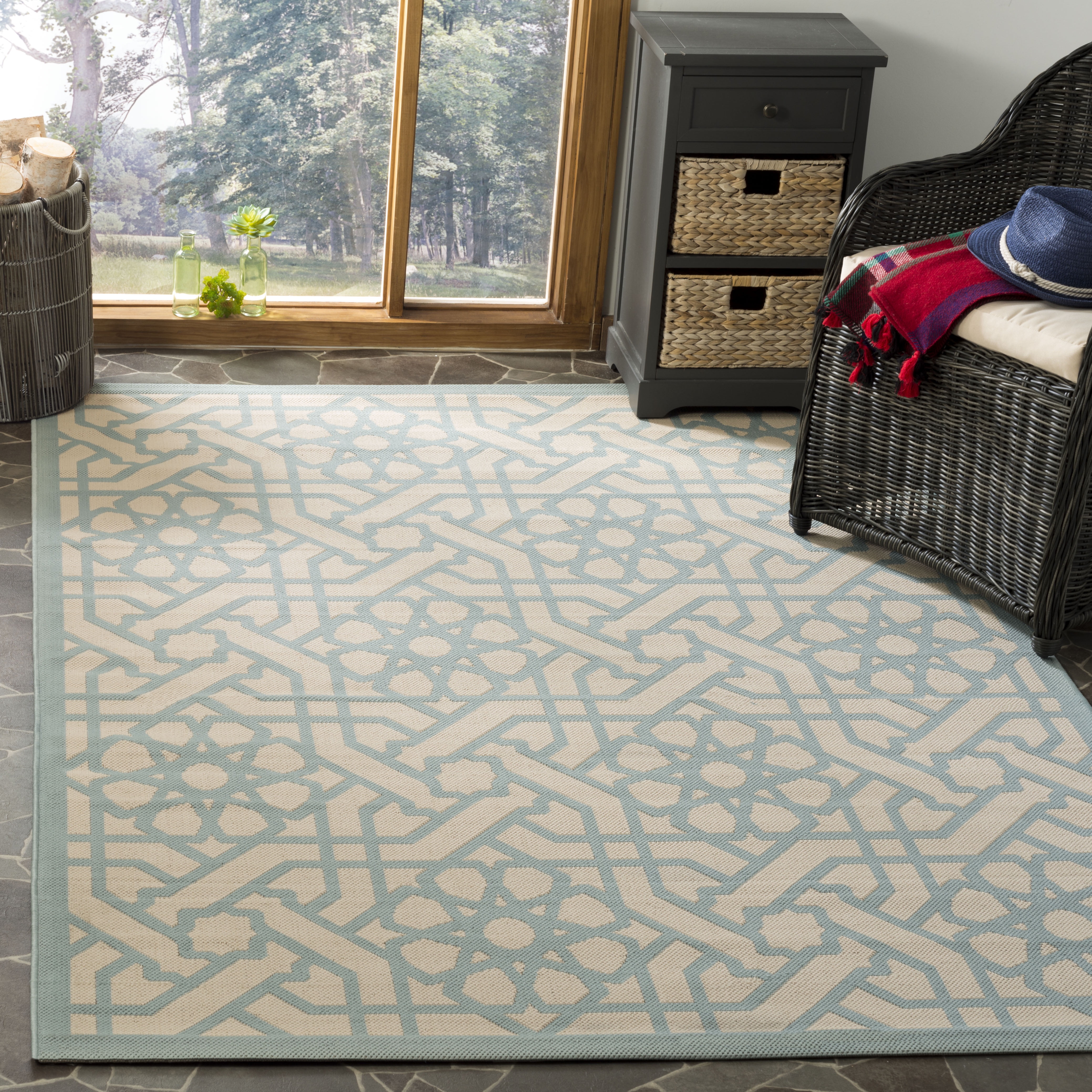 Safavieh Martha Stewart Oscar Geometric Indoor/Outdoor Area Rug