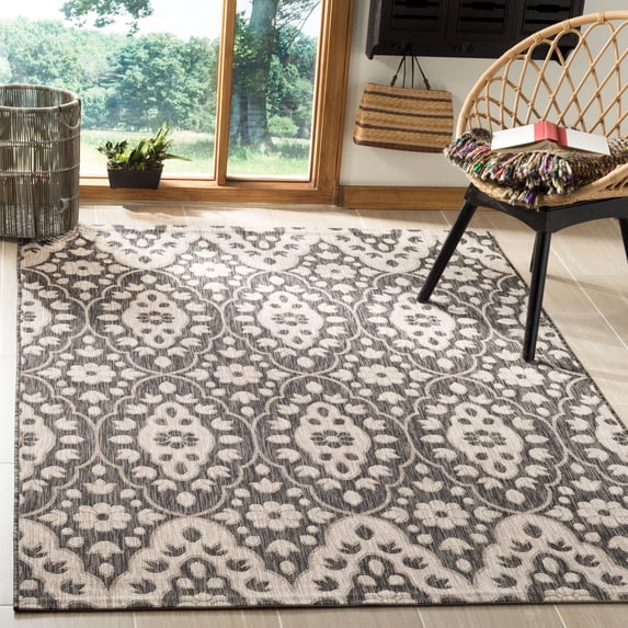 Safavieh Martha Stewart Stacy Tulip Medallion Indoor/Outdoor Area Rug