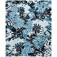 thumbnail image 1 of Safavieh Martha Stewart by  Palm Leaf Wool Rug Wrought/Iron 9'  x  12' 9' x 12' Indoor,Handmade Living Room,Bedroom,Dining Room Rectangle, 1 of 5