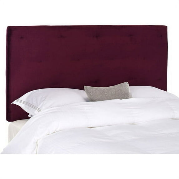 Safavieh Martin Transitional Tufted Headboard, Queen, Bordeaux