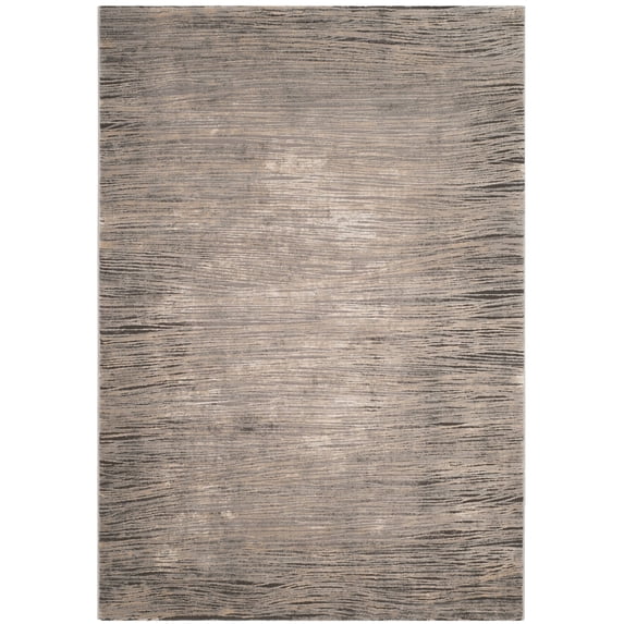 Safavieh Meadow Albus Striped Area Rug, Ivory/Grey, 6'7" x 9'