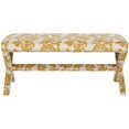 thumbnail image 1 of Safavieh Melanie Extended Benchs-Color:Maize/Beige Print, 1 of 3
