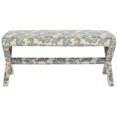 thumbnail image 1 of Safavieh  Melanie Floral Beige/ Slate Extended X-Bench - 0, 1 of 3