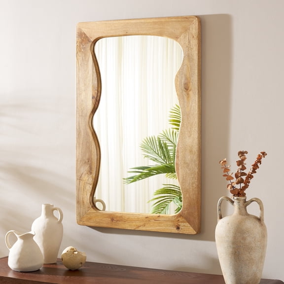 Safavieh Melody 24"x36" Beige Modern Wall Mirror