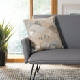 thumbnail image 1 of Safavieh Metallic Scale Cowhide Geometric Pillow, 1 of 4