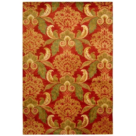 Country & Floral Rug - Metro Wool Pile -Assorted Style-G-Color:Assorted,Design:Country & Floral,Shape:Large Rectangle,Size:10'L x 8'W