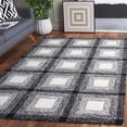 thumbnail image 1 of Safavieh Metro Nowell Bordered Area Rug, Charcoal/Ivory, 5' x 8', 1 of 9