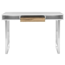 Safavieh Metropolitan Modern Glam Lacquer Computer Desk, White