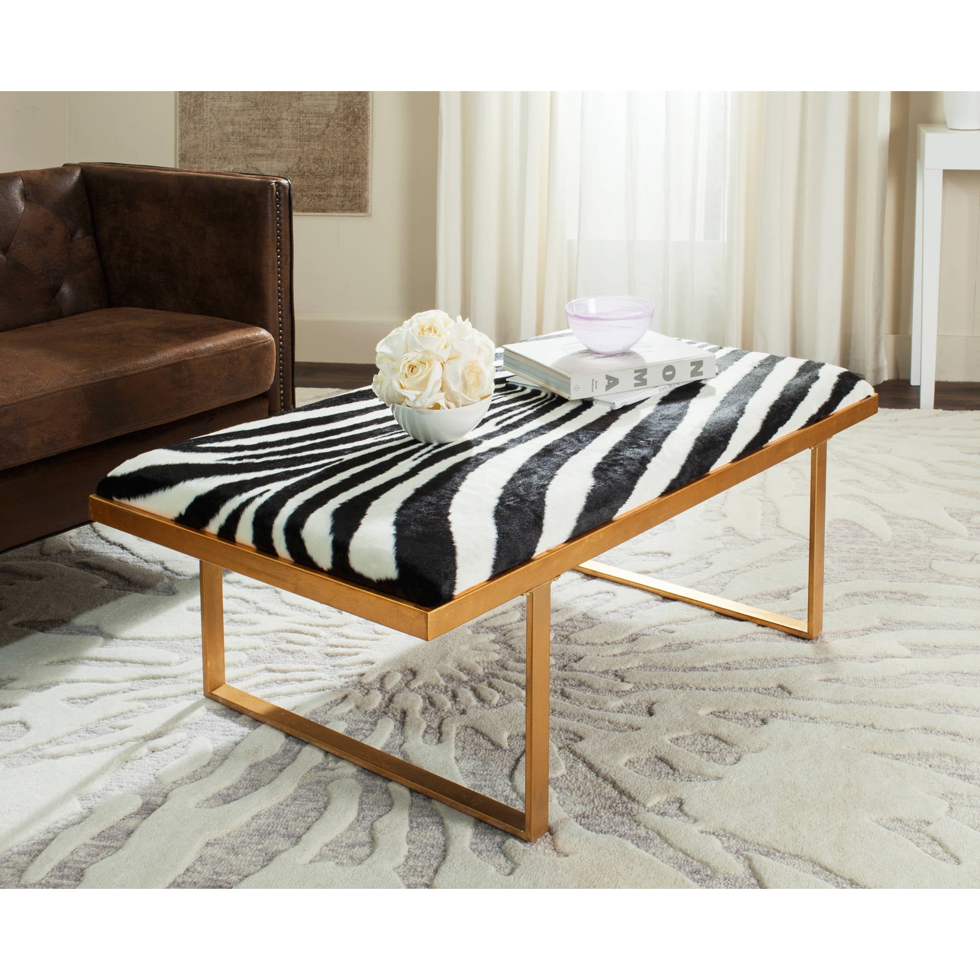 Safavieh MILLIE LOFT BENCH/COFFEE TABLE, FOX6251C - Walmart.com