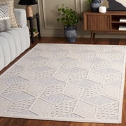 Safavieh Milos Kimberlyn Goemetric Indoor/Outdoor Area Rug, Ivory, 5'3" x 7'6"