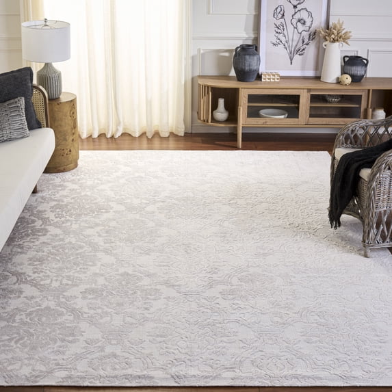 Safavieh Mirage Chadwick Damask Area Rug, Silver, 8' x 10'