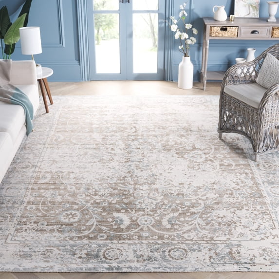 Safavieh Mirage Linden Floral Area Rug, Blue/Charcoal, 8' x 10'