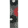 thumbnail image 1 of Contemporary Rug - Modern Art Polyester -Dark Grey/Multi-Color:Dark Grey/Multi,Design:Contemporary,Shape:Runner,Size:2'3" x 8', 1 of 2