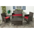 thumbnail image 1 of Safavieh Mojavi Indoor/Outdoor Contemporary Solid 4 Piece Set, 1 of 8