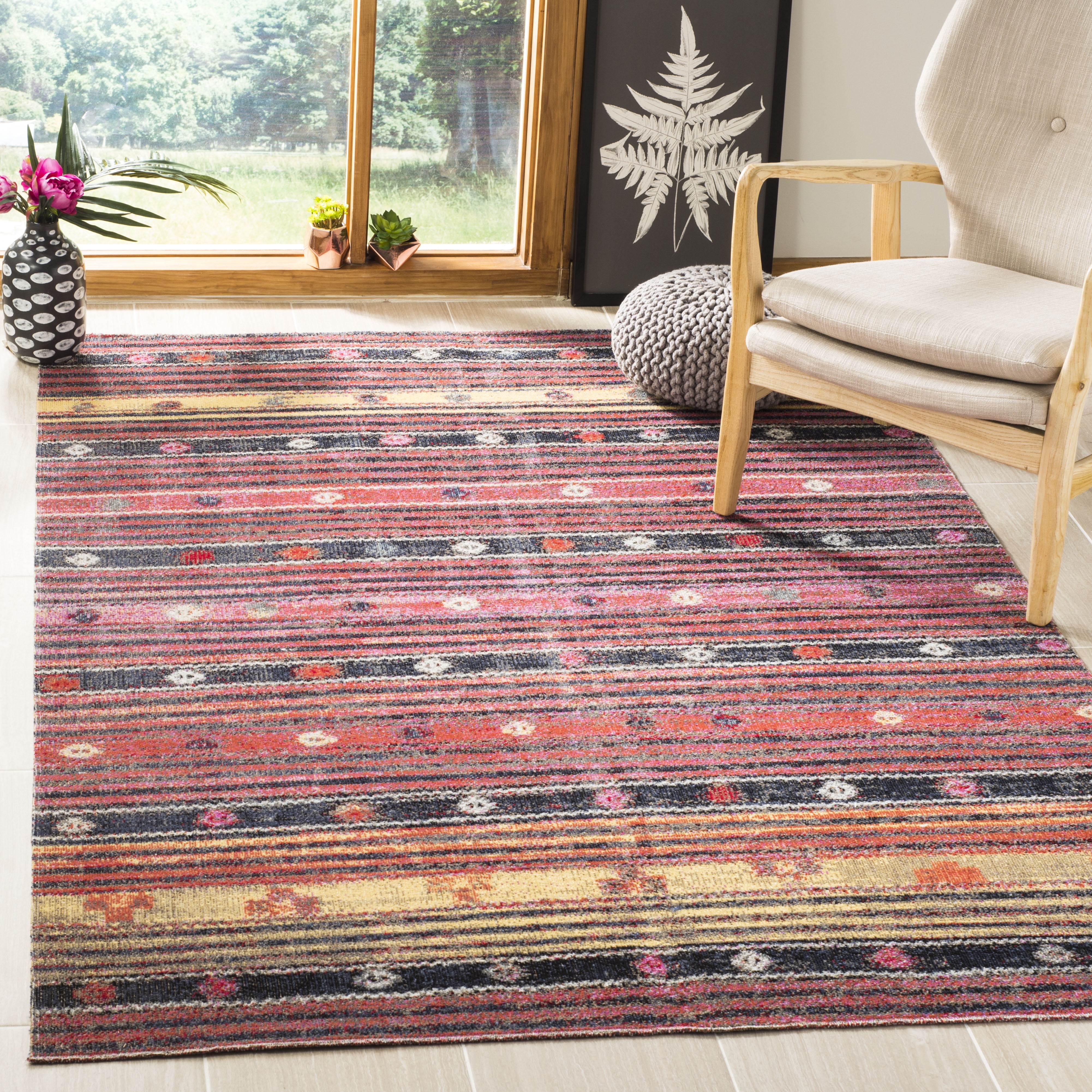 Matwell Rug Safavieh Montage Maxwell Striped Area Rug or Runner - Walmart.com