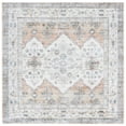 thumbnail image 1 of SAFAVIEH Montana Steve Medallion Polyester Area Rug, Beige/Light Brown, 6' x 6' Square, 1 of 11