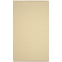 Safavieh Montauk 5' X 8' Hand Woven Cotton Rug in Ivory and Yellow