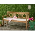 thumbnail image 1 of Safavieh Montclair Indoor/Outdoor Modern Acacia Bench with Cushion, 1 of 7