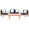 thumbnail image 1 of Safavieh Montez 4 Piece Outdoor Set with Accent Pillows, 1 of 12