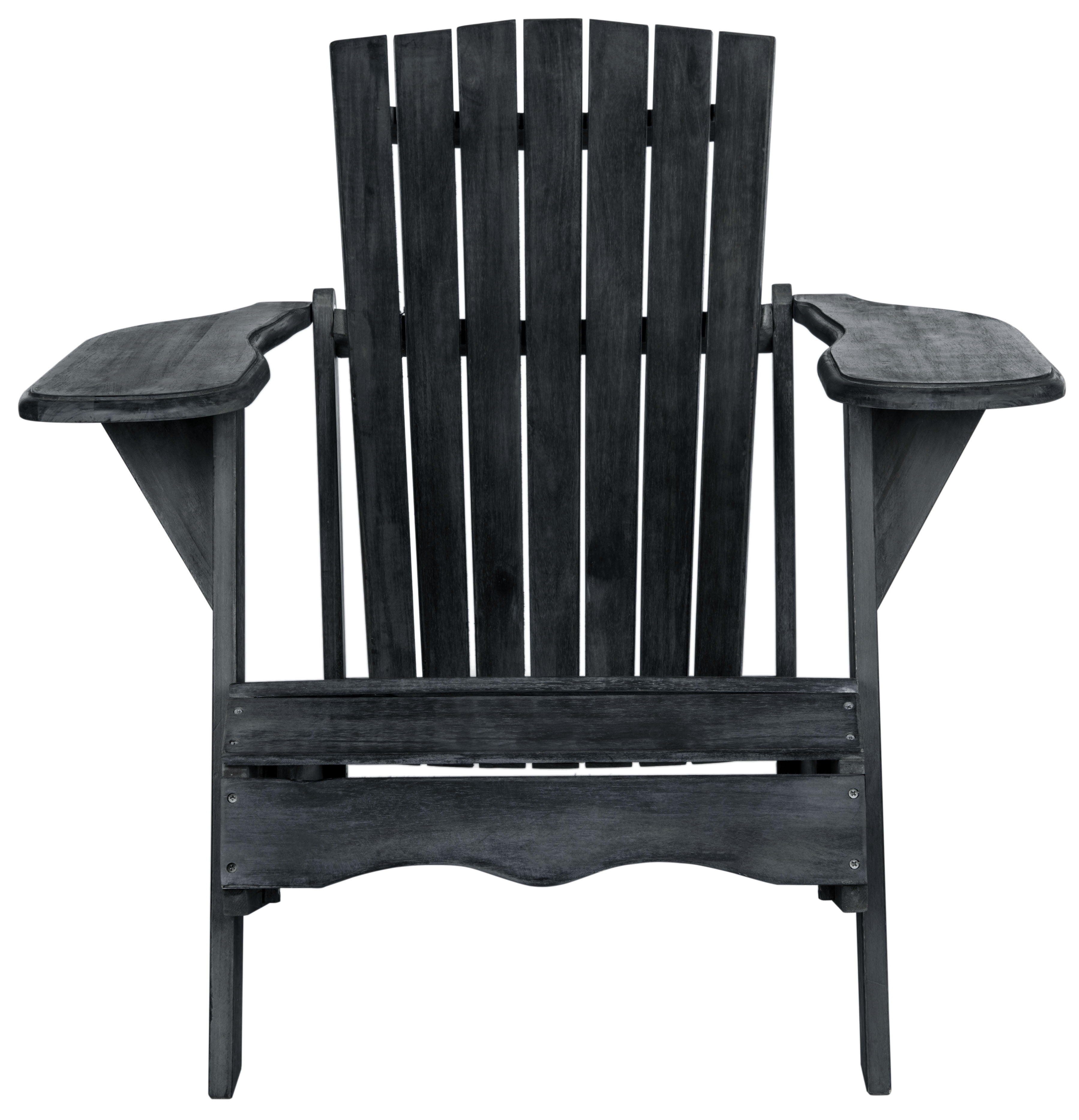 Safavieh Mopani Outdoor Patio Adirondack Chair - Dark Slate Grey