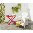 thumbnail image 1 of Safavieh Mopani Outdoor Patio Adirondack Chair - White, 1 of 6