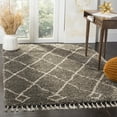 thumbnail image 1 of Safavieh MOROCCAN FRINGE SHAG 200, GREY/CREAM, 6'-7" Square, Area Rug, MFG241A-7SQ, 1 of 6