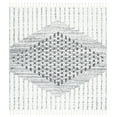 thumbnail image 1 of SAFAVIEH Moroccan Tassel Sheila Diamond Shag Area Rug, Grey/Ivory, 6'7" x 6'7" Square, 1 of 8