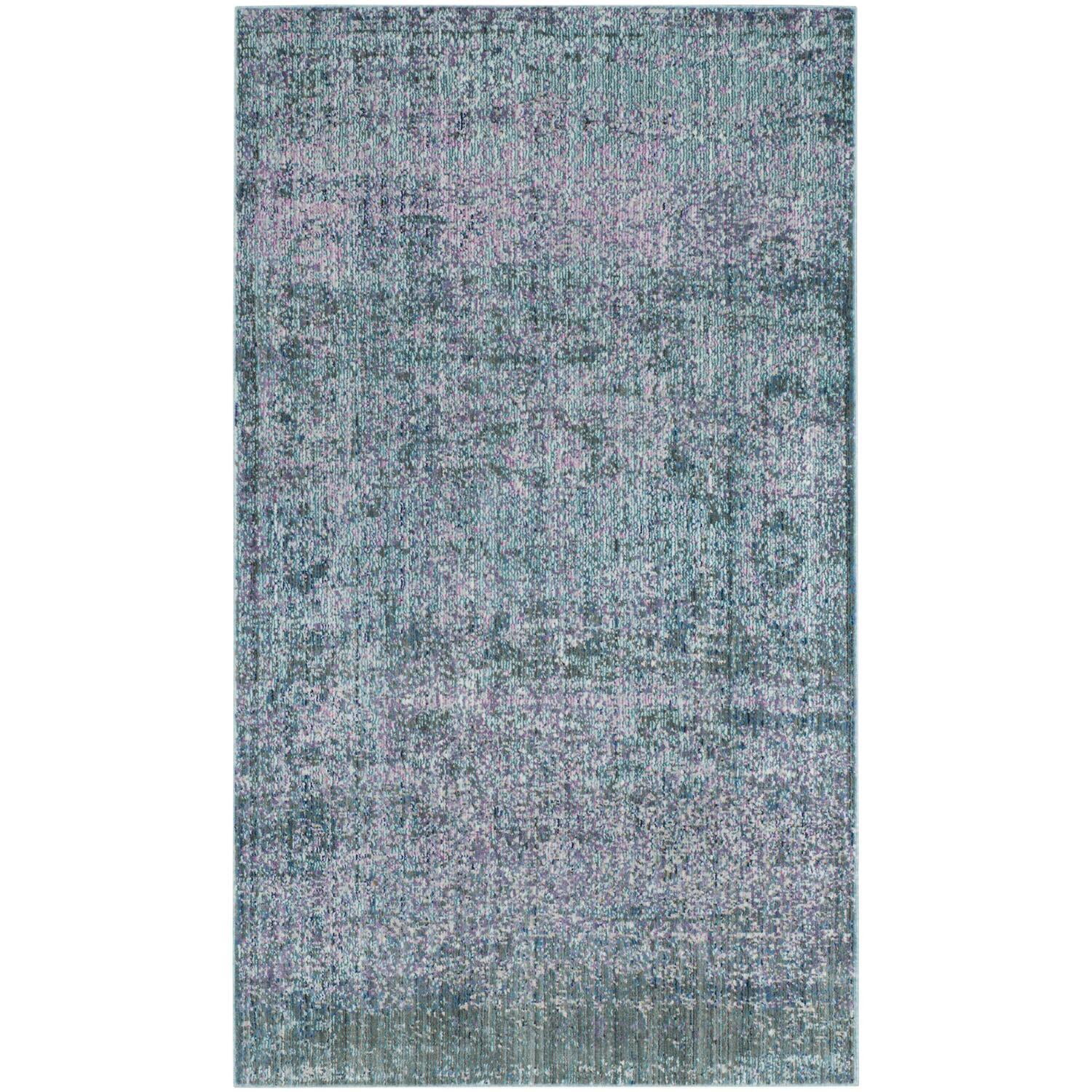 Safavieh Mystique Distressed Watercolor Area Rug Purple/Multi 3' x 5' 3 ...