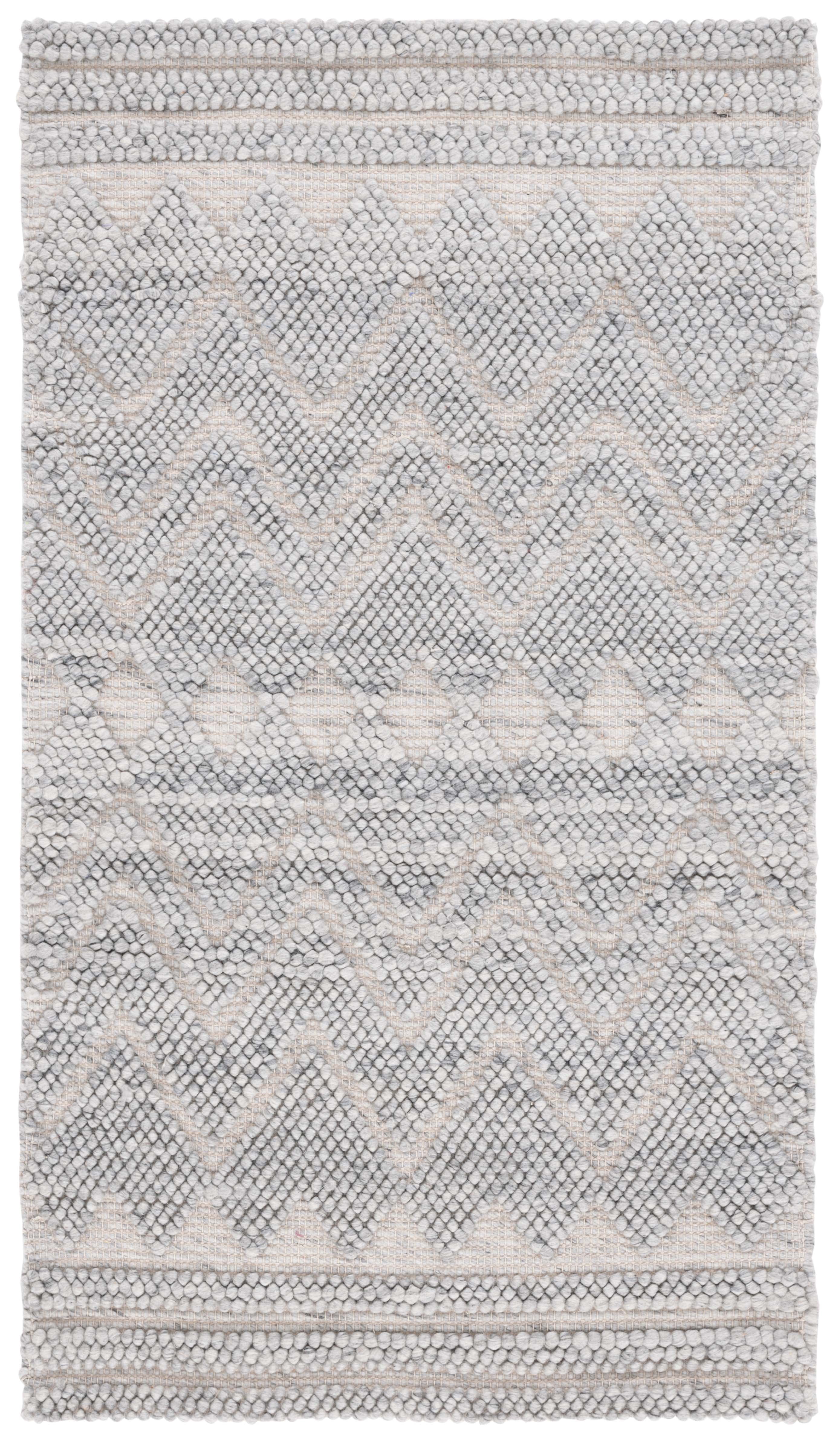 SAFAVIEH Natura Braylon Striped Area Rug, Grey, 4' x 6'